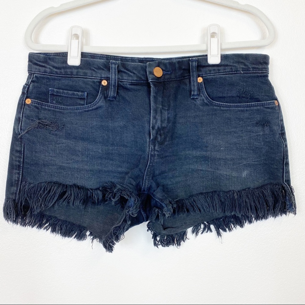 Blank NYC Little Queenie  Cutoff Jean Shorts Navy Size 28